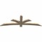 Ekena Millwork Davenport Rough Sawn Timber Gable Bracket, Douglas Fir, 72"W x 24"H x 2"D x 4"F, 8/12 Pitch GBW072X24X0204DAV00RDF - alternate 5